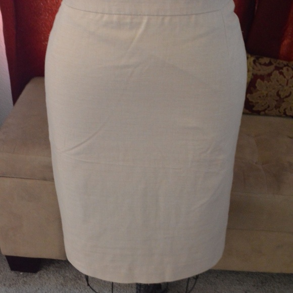 Vintage Linen Pencil Skirt - Size 10/12 - Picture 1 of 5